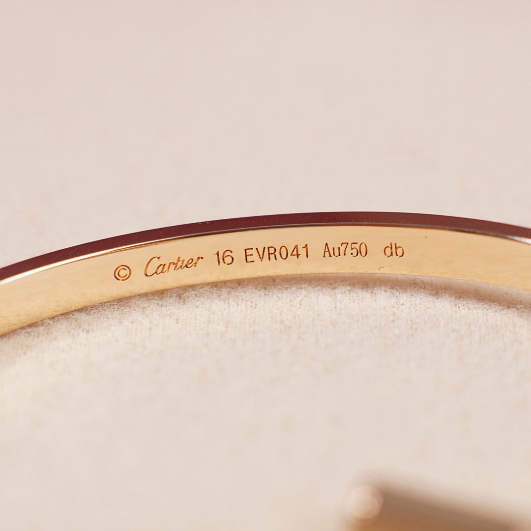 [⭐Reverie Jewels]LOVE BRACELET 3.65MM 6 DIAMONDS