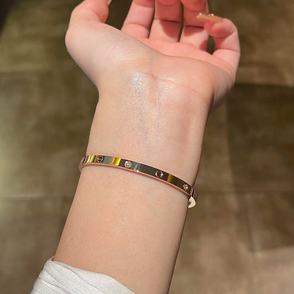 [⭐Reverie Jewels]LOVE BRACELET 3.65MM 6 DIAMONDS