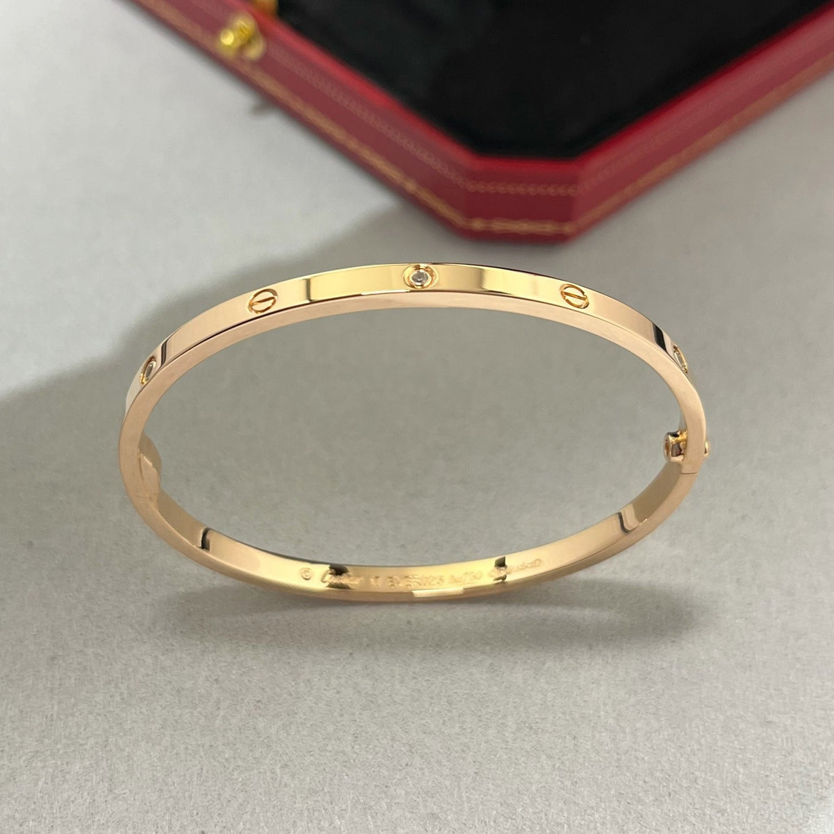 [⭐Reverie Jewels]LOVE BRACELET 3.65MM 6 DIAMONDS