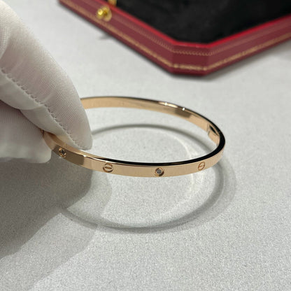 [⭐Reverie Jewels]LOVE BRACELET 3.65MM 6 DIAMONDS