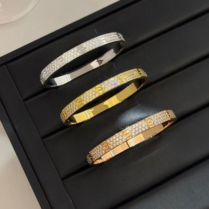 [⭐Reverie Jewels]LOVE BRACELET 6.1MM DIAMOND-PAVED