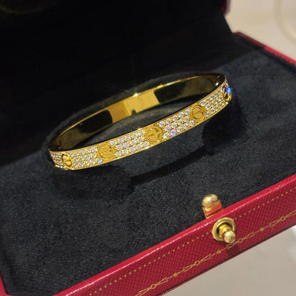 [⭐Reverie Jewels]LOVE BRACELET 6.1MM DIAMOND-PAVED