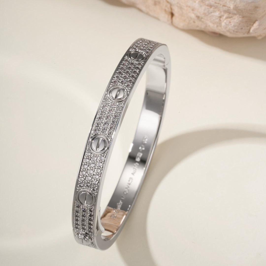 [⭐Reverie Jewels]LOVE BRACELET 6.1MM DIAMOND-PAVED