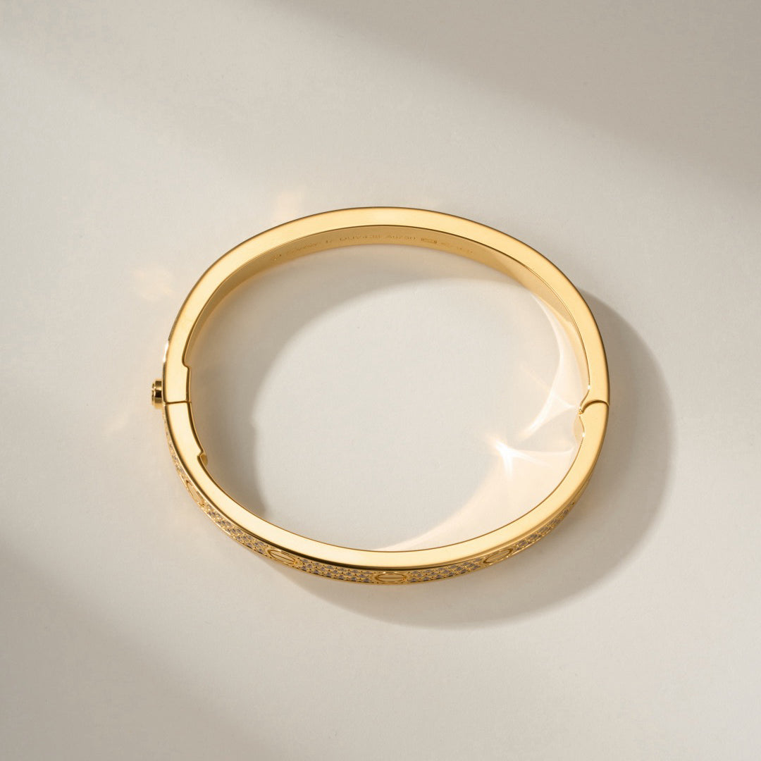 [⭐Reverie Jewels]LOVE BRACELET 6.1MM DIAMOND-PAVED
