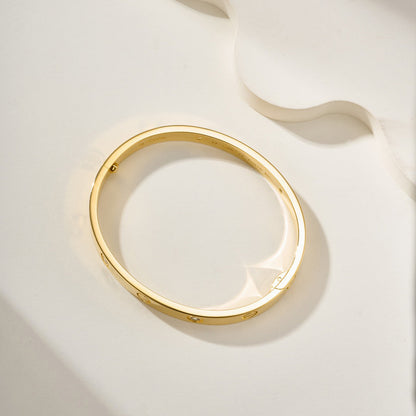 [⭐Reverie Jewels]LOVE BRACELET 6.1MM 4 DIAMONDS
