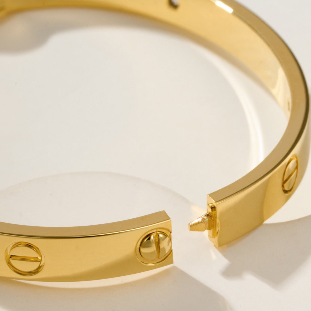 [⭐Reverie Jewels]LOVE BRACELET 6.1MM 4 DIAMONDS