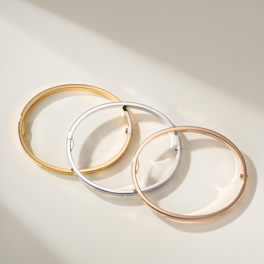 [⭐Reverie Jewels]LOVE BRACELET 3.65MM 6 DIAMONDS