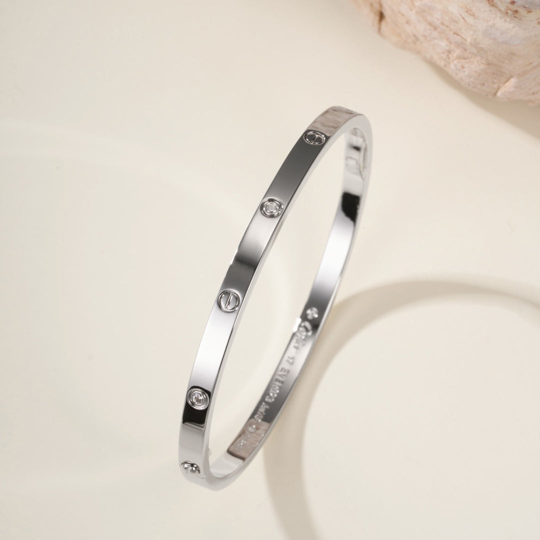 [⭐Reverie Jewels]LOVE BRACELET 3.65MM 6 DIAMONDS