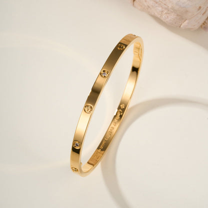 [⭐Reverie Jewels]LOVE BRACELET 3.65MM 6 DIAMONDS