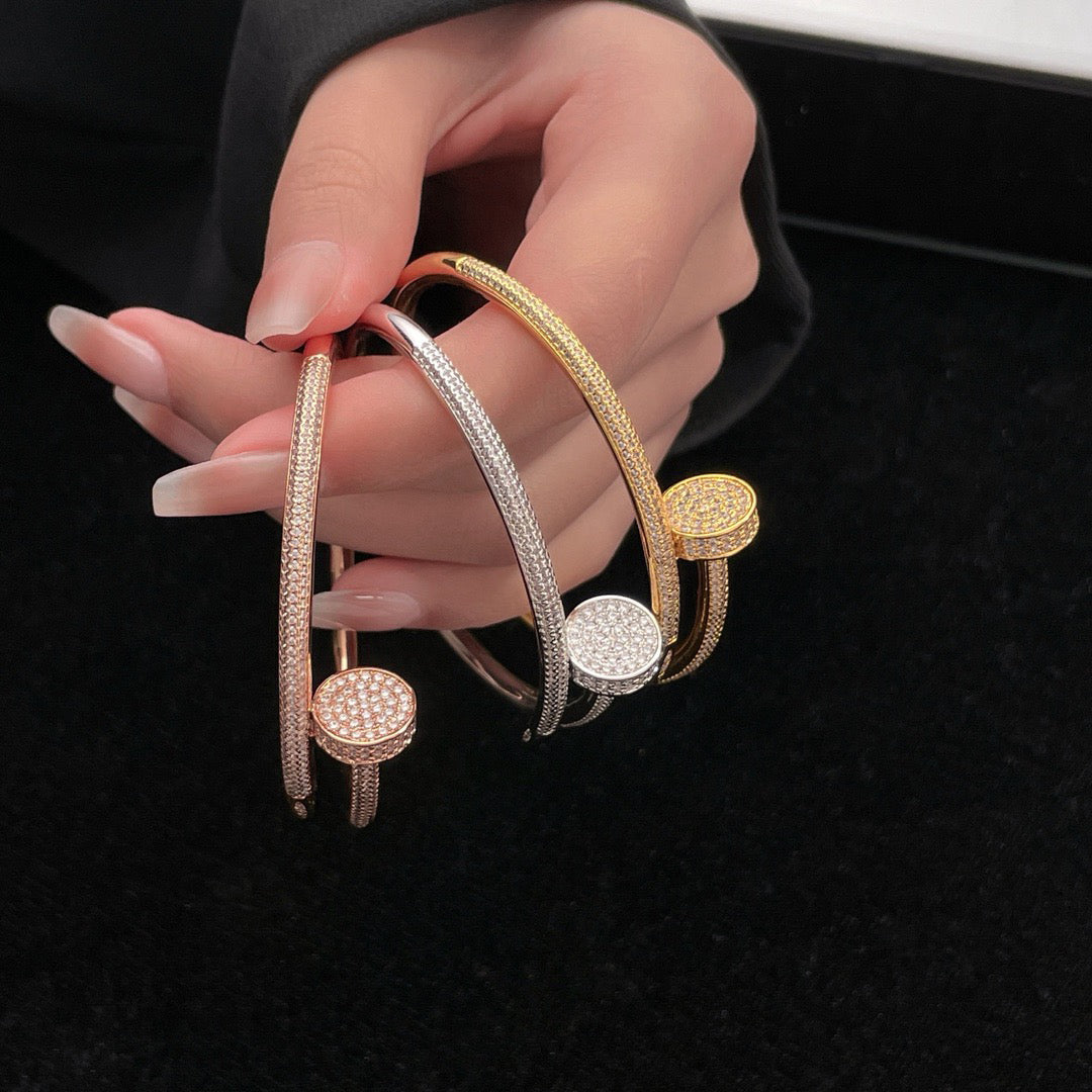 [⭐Reverie Jewels]JUSTE BRACELET 3.5MM ALL DIAMONDS