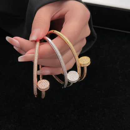 [⭐Reverie Jewels]JUSTE BRACELET 3.5MM ALL DIAMONDS