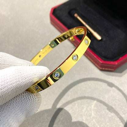 [⭐Reverie Jewels]LOVE BRACELET 6.1MM 10 DIAMONDS
