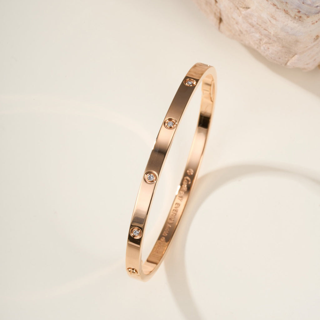 [⭐Reverie Jewels]LOVE BRACELET 3.65MM 10 DIAMONDS