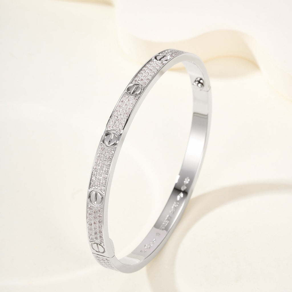 [⭐Reverie Jewels]LOVE BRACELET 4.8MM DIAMOND-PAVED