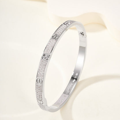 [⭐Reverie Jewels]LOVE BRACELET 4.8MM DIAMOND-PAVED