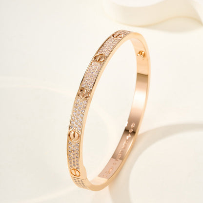[⭐Reverie Jewels]LOVE BRACELET 4.8MM DIAMOND-PAVED