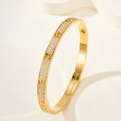 [⭐Reverie Jewels]LOVE BRACELET 4.8MM DIAMOND-PAVED