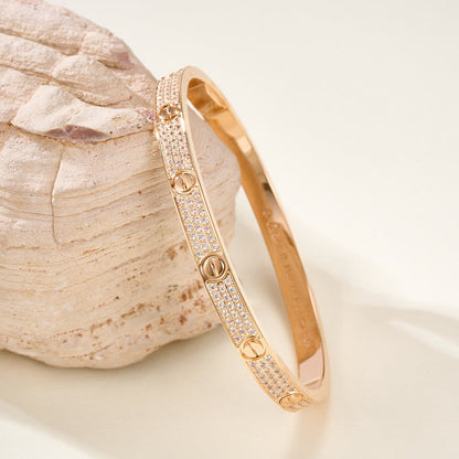 [⭐Reverie Jewels]LOVE BRACELET 4.8MM DIAMOND-PAVED