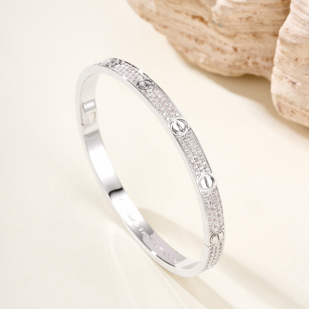 [⭐Reverie Jewels]LOVE BRACELET 4.8MM DIAMOND-PAVED