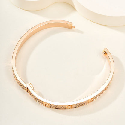 [⭐Reverie Jewels]LOVE BRACELET 4.8MM DIAMOND-PAVED
