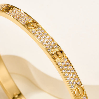 [⭐Reverie Jewels]LOVE BRACELET 4.8MM DIAMOND-PAVED