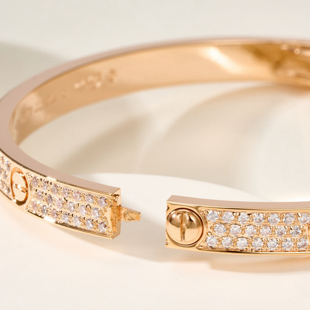 [⭐Reverie Jewels]LOVE BRACELET 4.8MM DIAMOND-PAVED