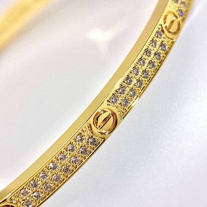 [⭐Reverie Jewels]LOVE BRACELET 3.65MM DIAMOND-PAVED