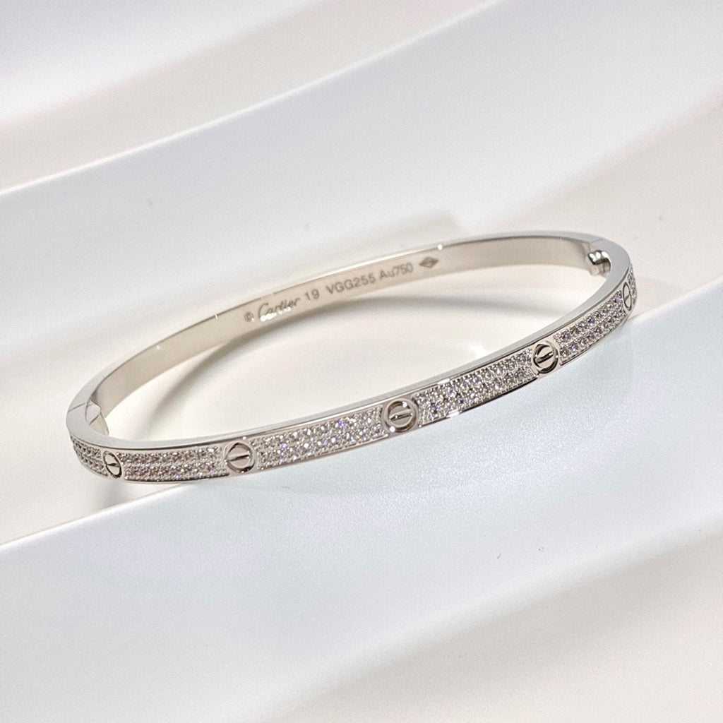 [⭐Reverie Jewels]LOVE BRACELET 3.65MM DIAMOND-PAVED