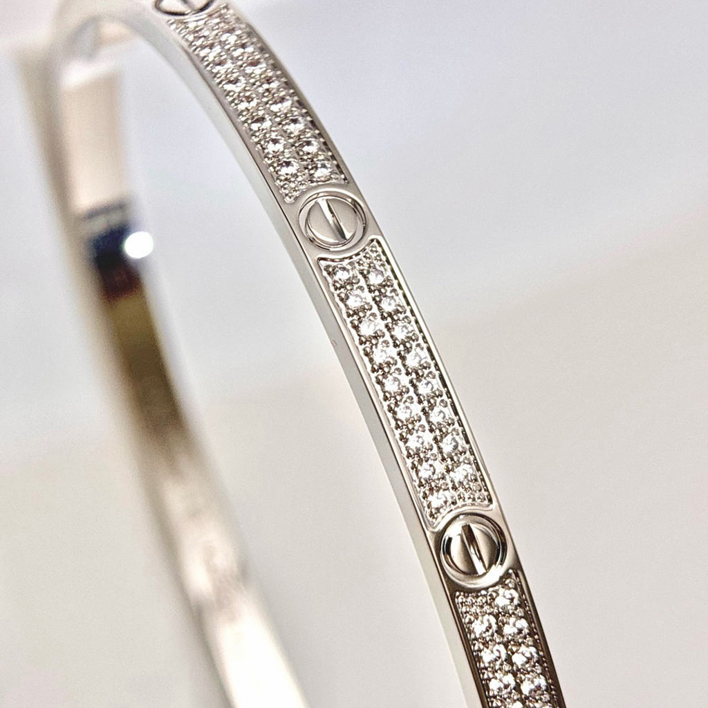 [⭐Reverie Jewels]LOVE BRACELET 3.65MM DIAMOND-PAVED