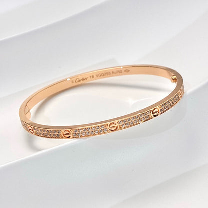 [⭐Reverie Jewels]LOVE BRACELET 3.65MM DIAMOND-PAVED