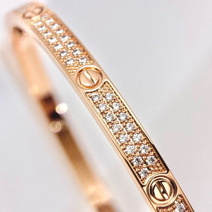 [⭐Reverie Jewels]LOVE BRACELET 3.65MM DIAMOND-PAVED