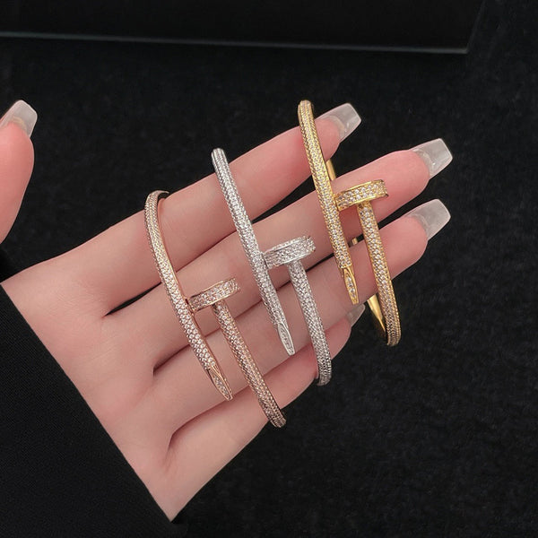[⭐Reverie Jewels]JUSTE BRACELET 3.5MM ALL DIAMONDS