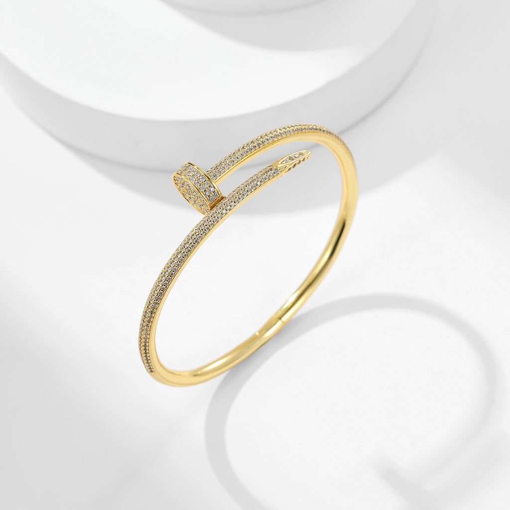 [⭐Reverie Jewels]JUSTE BRACELET 3.5MM ALL DIAMONDS