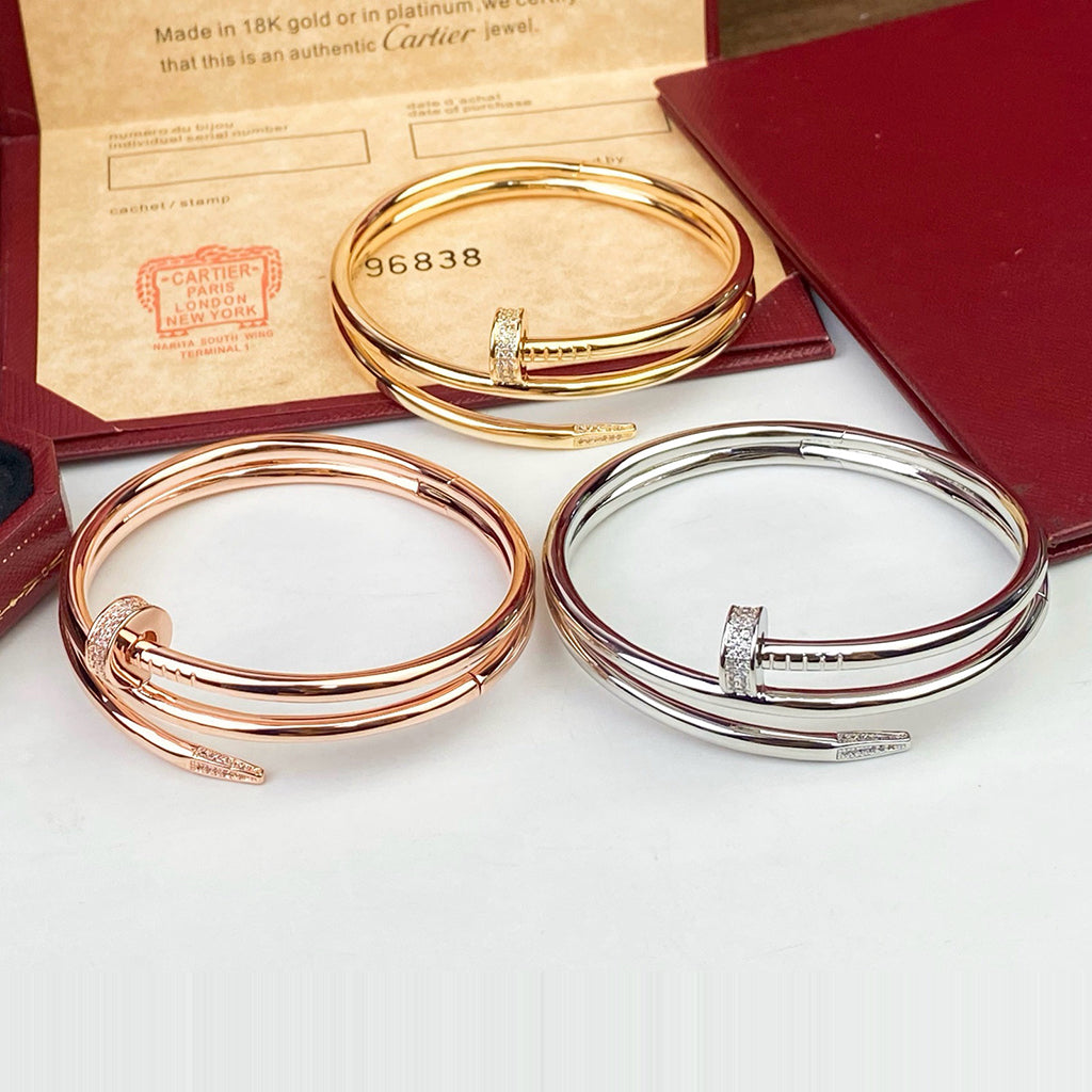 [⭐Reverie Jewels]JUSTE BRACELET 3.5MM DOUBLE ROW DIAMOND