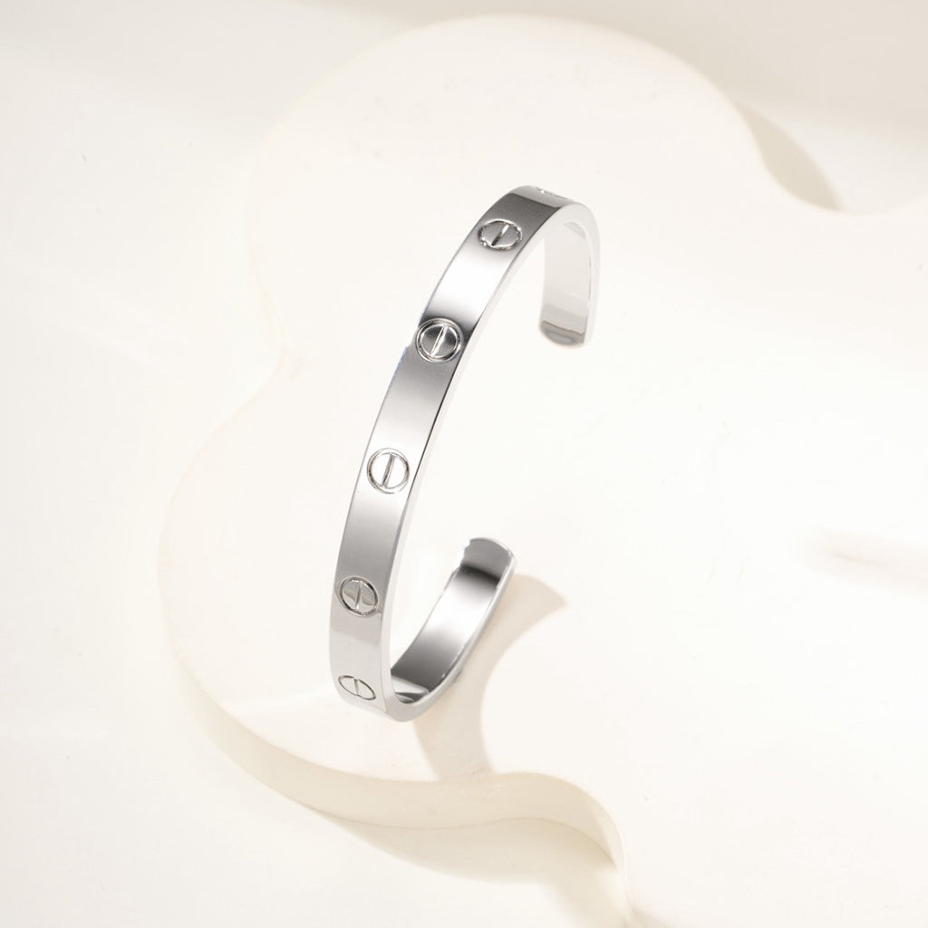 [⭐Reverie Jewels]LOVE BRACELET 6.1MM OPEN CUFF