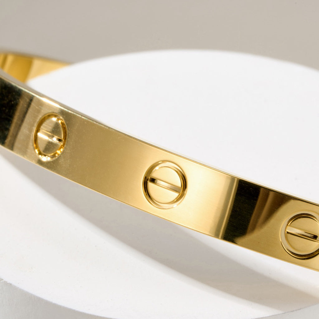 [⭐Reverie Jewels]LOVE BRACELET 6.1MM OPEN CUFF