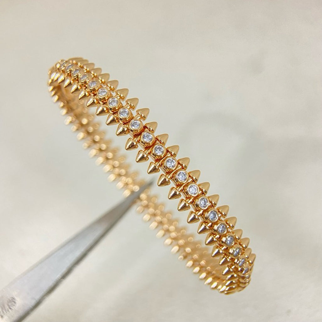[⭐Reverie Jewels]CLASH  BRACELET 8MM DIAMONDS