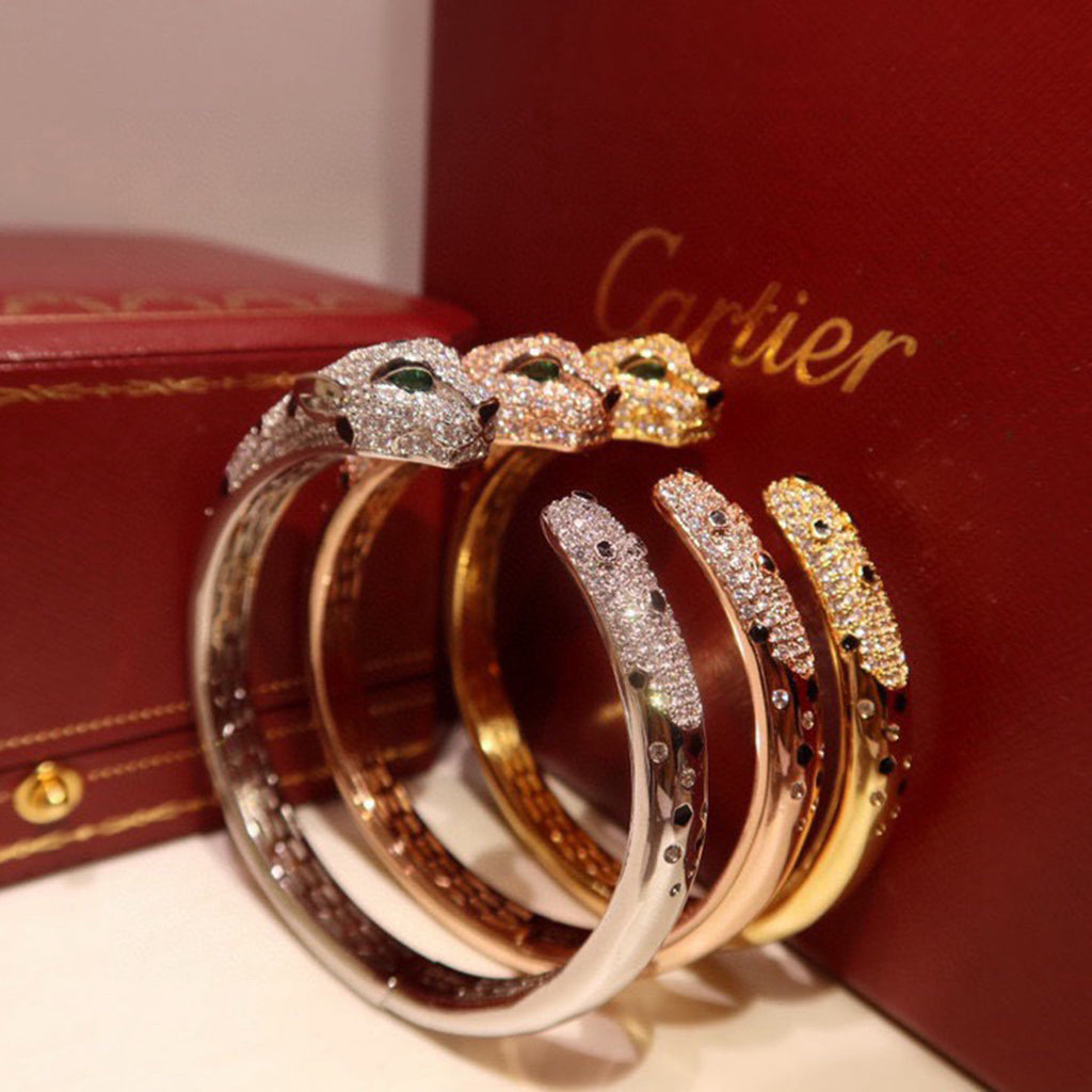 [⭐Reverie Jewels]PANTHERE BIG BRACELET DIAMONDS