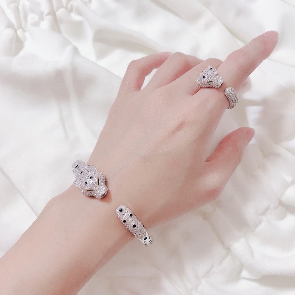[⭐Reverie Jewels]PANTHERE BIG BRACELET DIAMONDS
