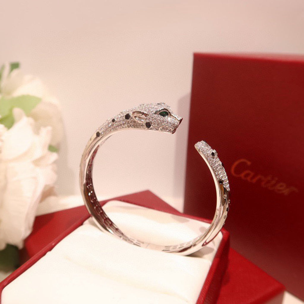 [⭐Reverie Jewels]PANTHERE BIG BRACELET DIAMONDS