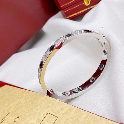 [⭐Reverie Jewels]LOVE BRACELET 6.1MM DIAMOND-PAVED CERAMIC