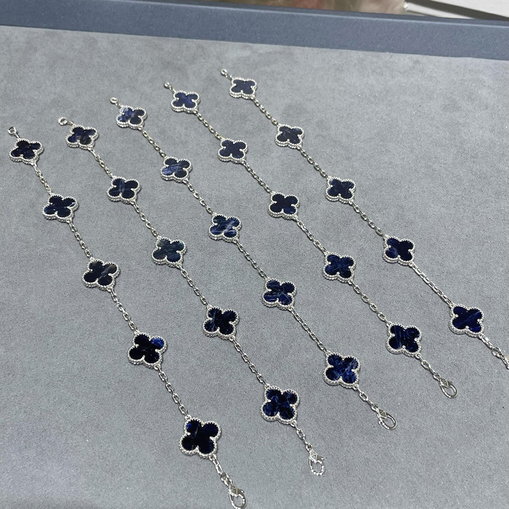 [⭐Reverie Jewels]CLOVER 5 MOTIF PIETERSITE BRACELET COLLECTION