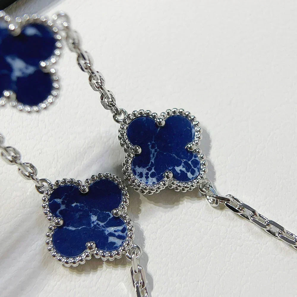 [⭐Reverie Jewels]CLOVER 5 MOTIF PIETERSITE BRACELET COLLECTION