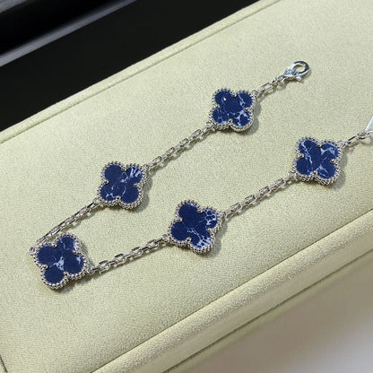 [⭐Reverie Jewels]CLOVER 5 MOTIF PIETERSITE BRACELET COLLECTION