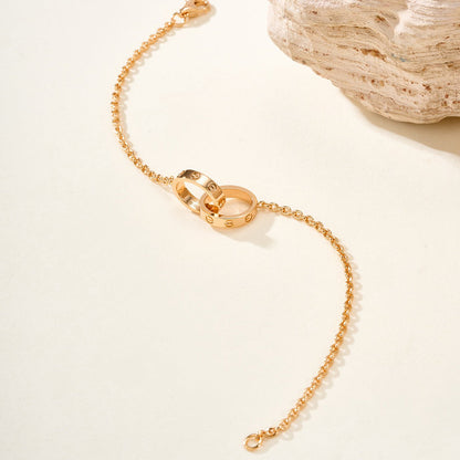 [⭐Reverie Jewels]LOVE BRACELET DOUBLE RING