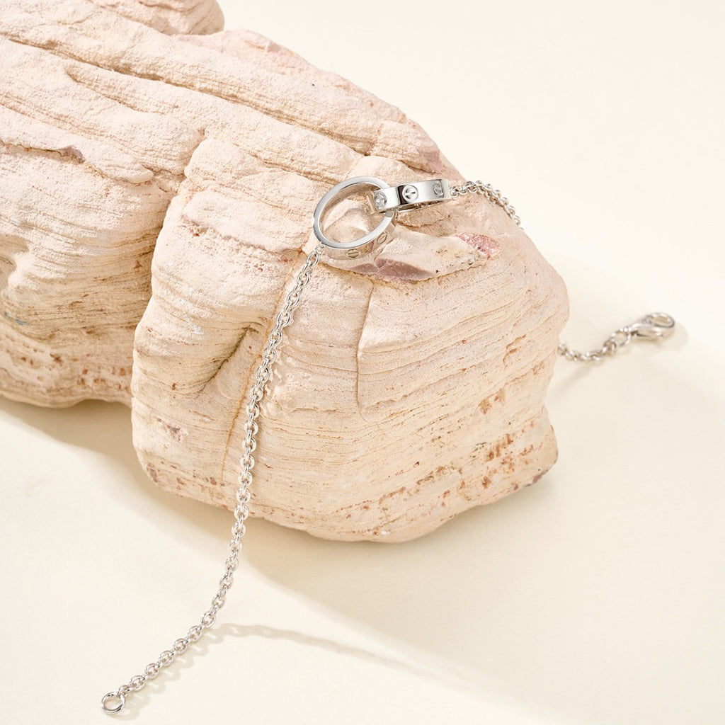 [⭐Reverie Jewels]LOVE BRACELET DOUBLE RING