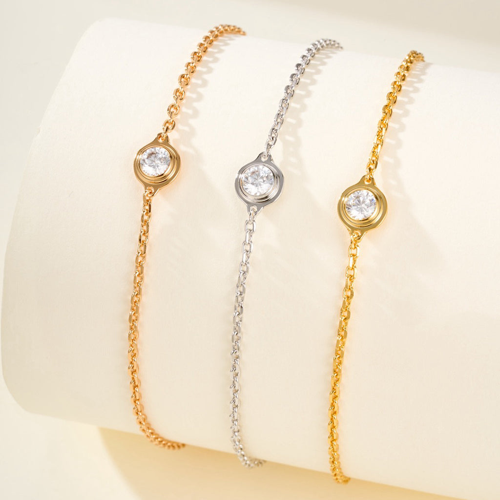 [⭐Reverie Jewels]DAMOUR BRACELET 1 DIAMOND