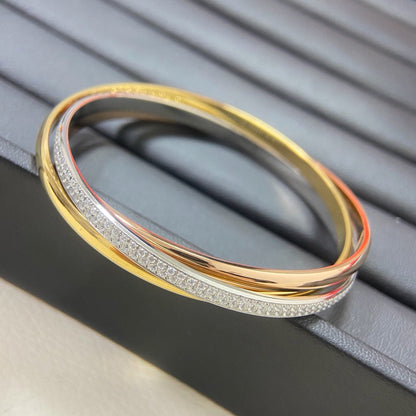 [⭐Reverie Jewels]TRINITY 2.8MM SMALL BRACELET