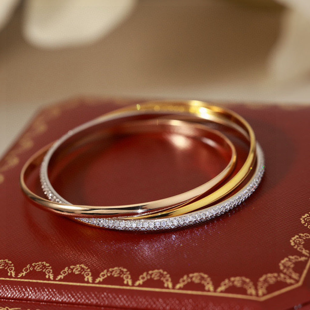 [⭐Reverie Jewels]TRINITY 2.8MM SMALL BRACELET
