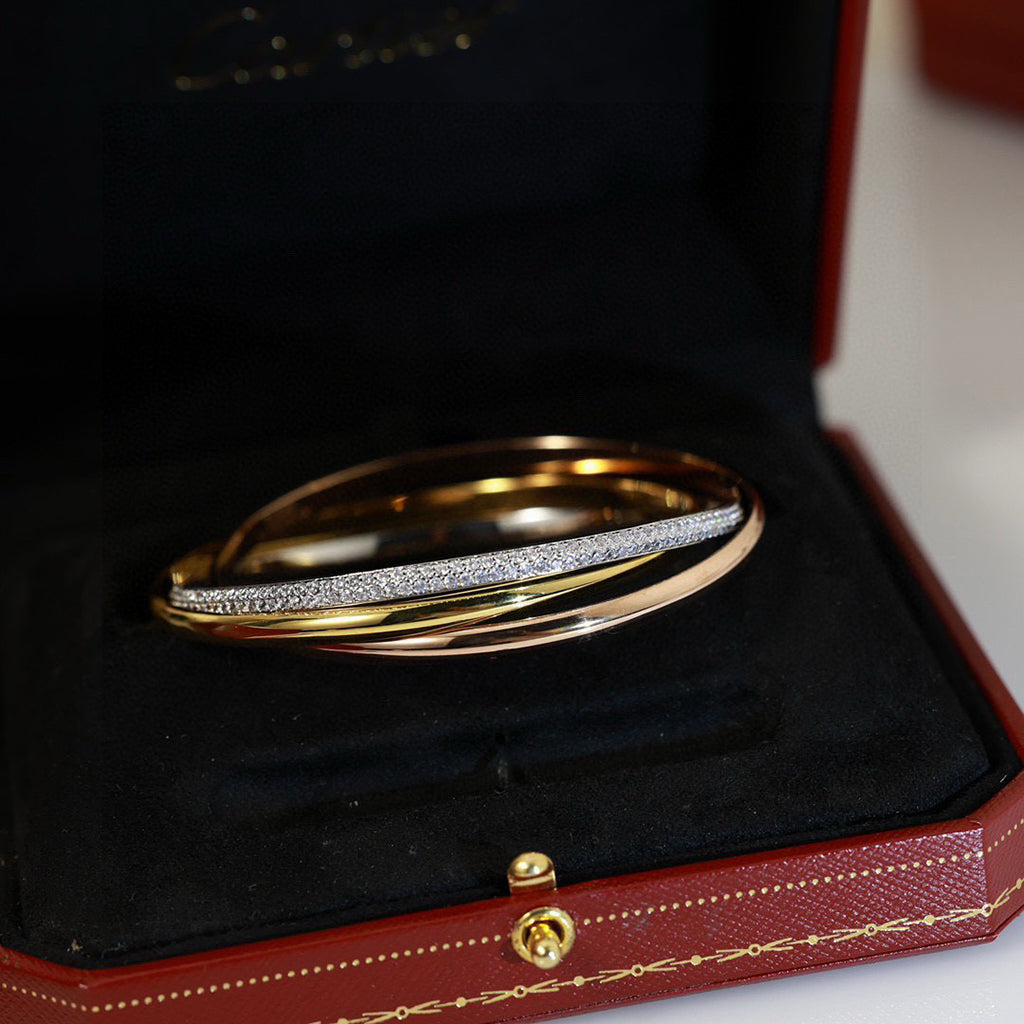 [⭐Reverie Jewels]TRINITY 2.8MM SMALL BRACELET